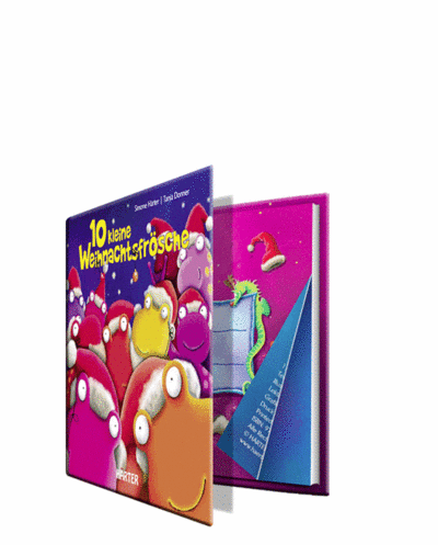 10 kleine Weihnachtfrösche
