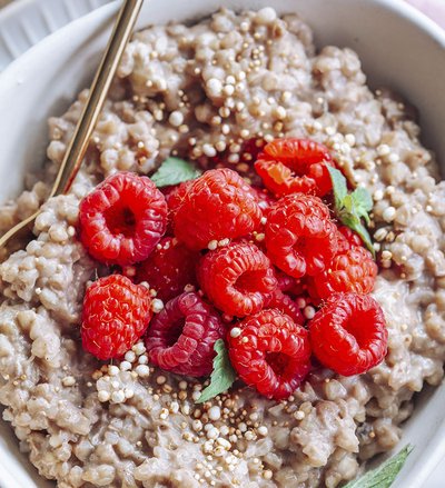 Porridge mit Beeren